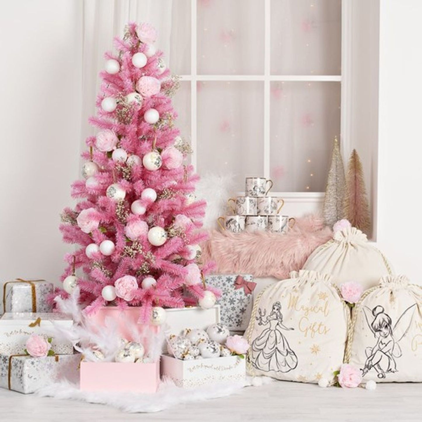 Disney Set Of 15 Mini Ceramic Baubles