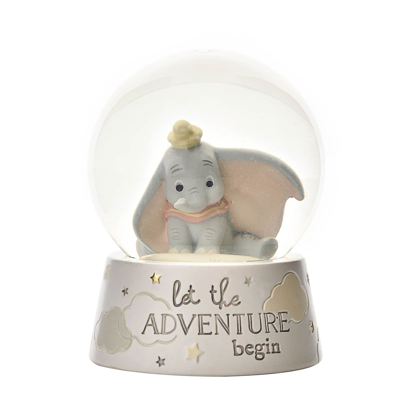 DAMAGED Disney Magical Beginnings Dumbo Snow Globe