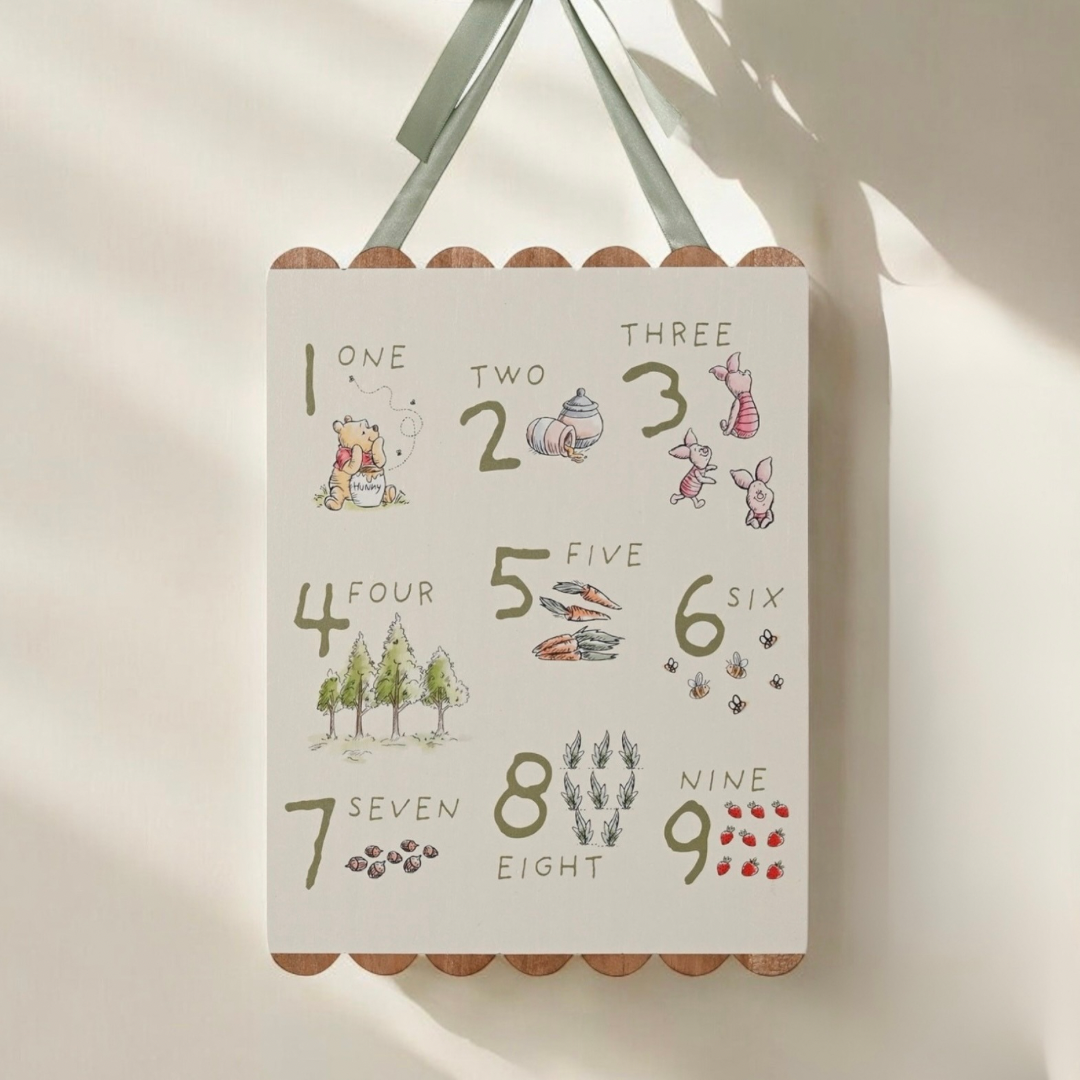 Disney Winnie The Pooh Counting Plaque