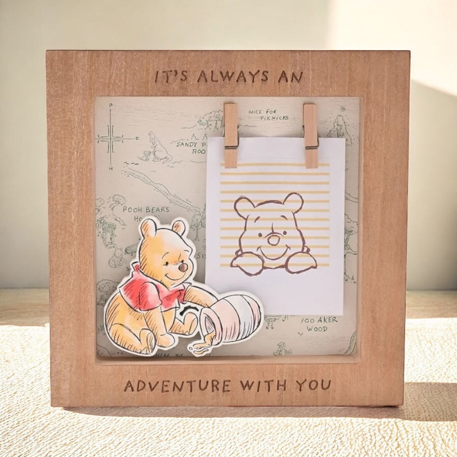 Disney Winnie The Pooh 'It's Always an Adventure With You' Box Photo Frame