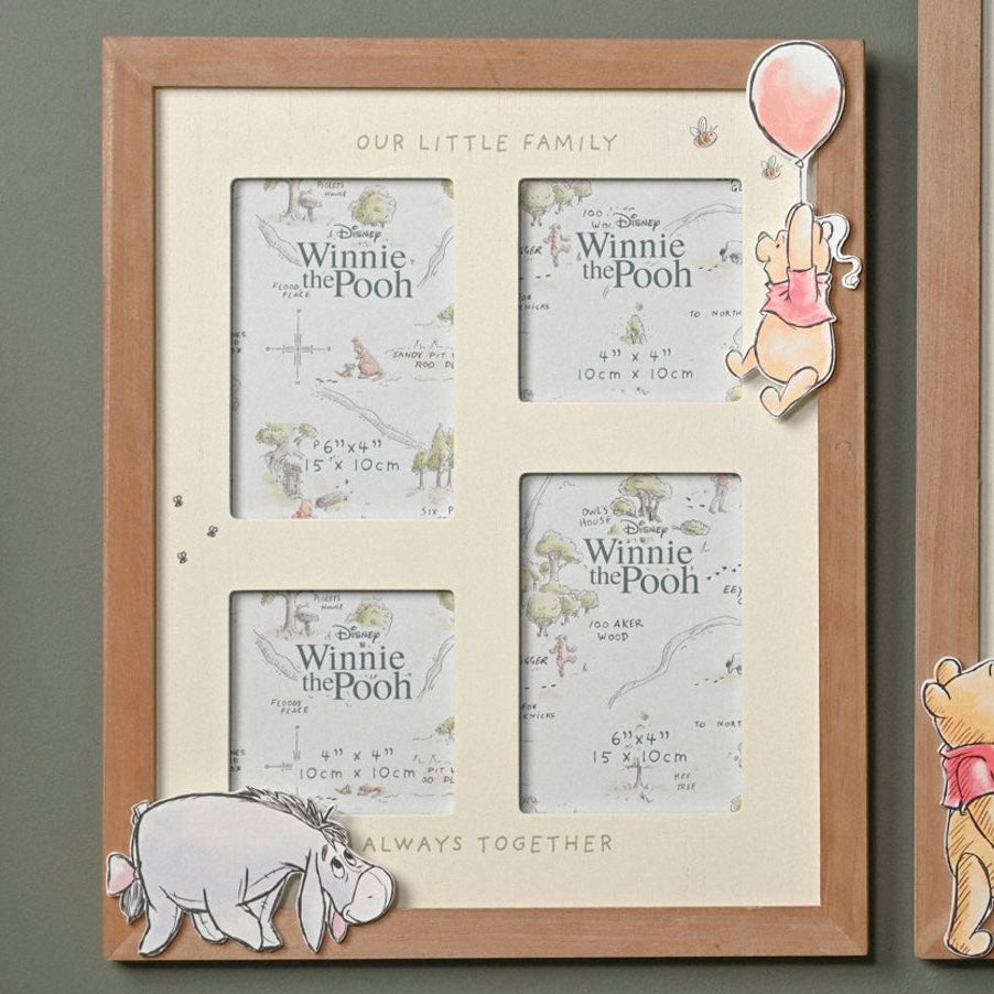 Disney Winnie The Pooh ‘Our Little Family’ Multi Aperture Frame