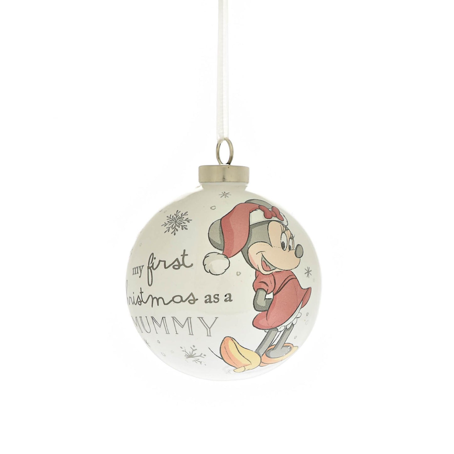 Disney’s Minnie Mouse ‘My First Christmas As A Mummy’ Ceramic Bauble