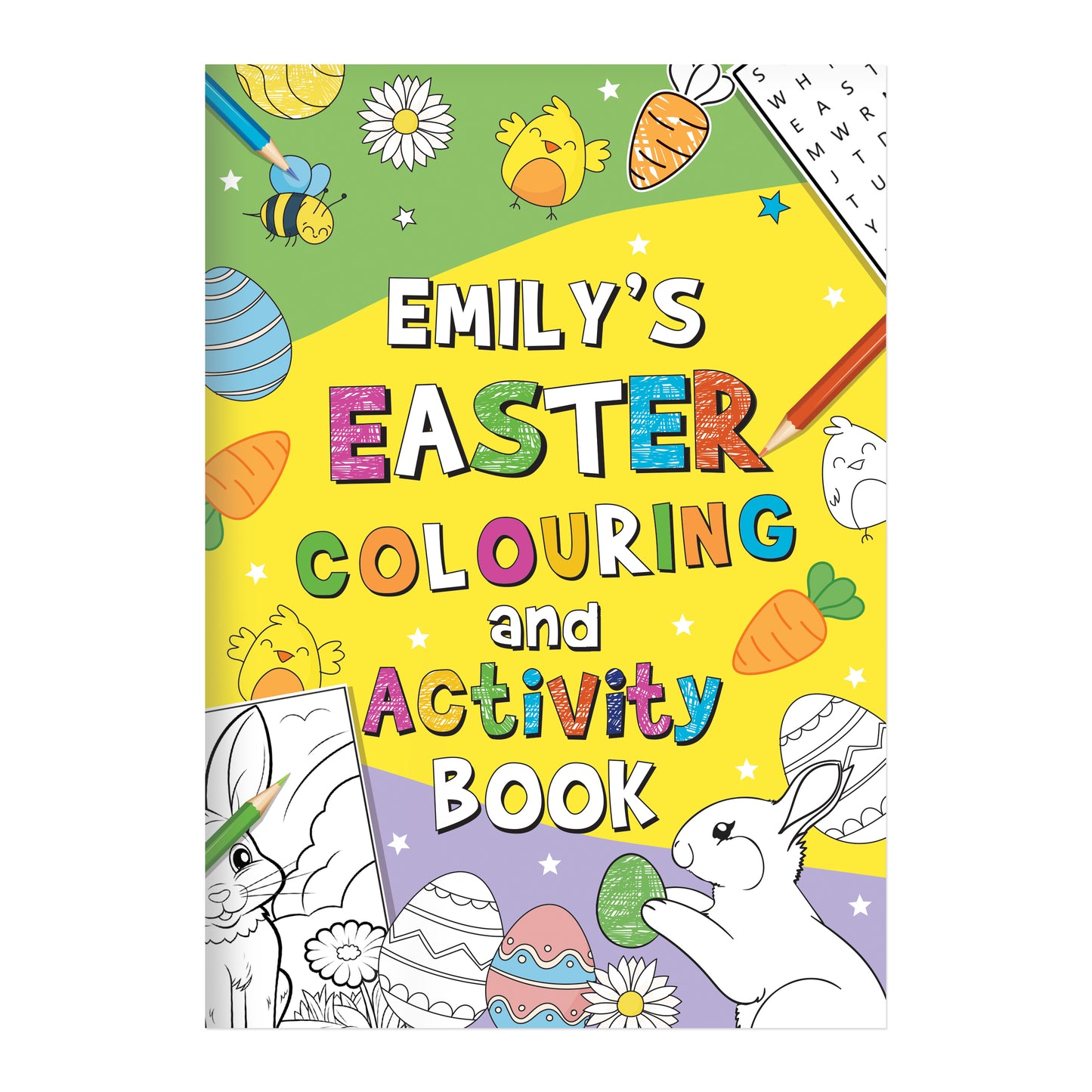 Personalised Easter Activity & Colouring Book