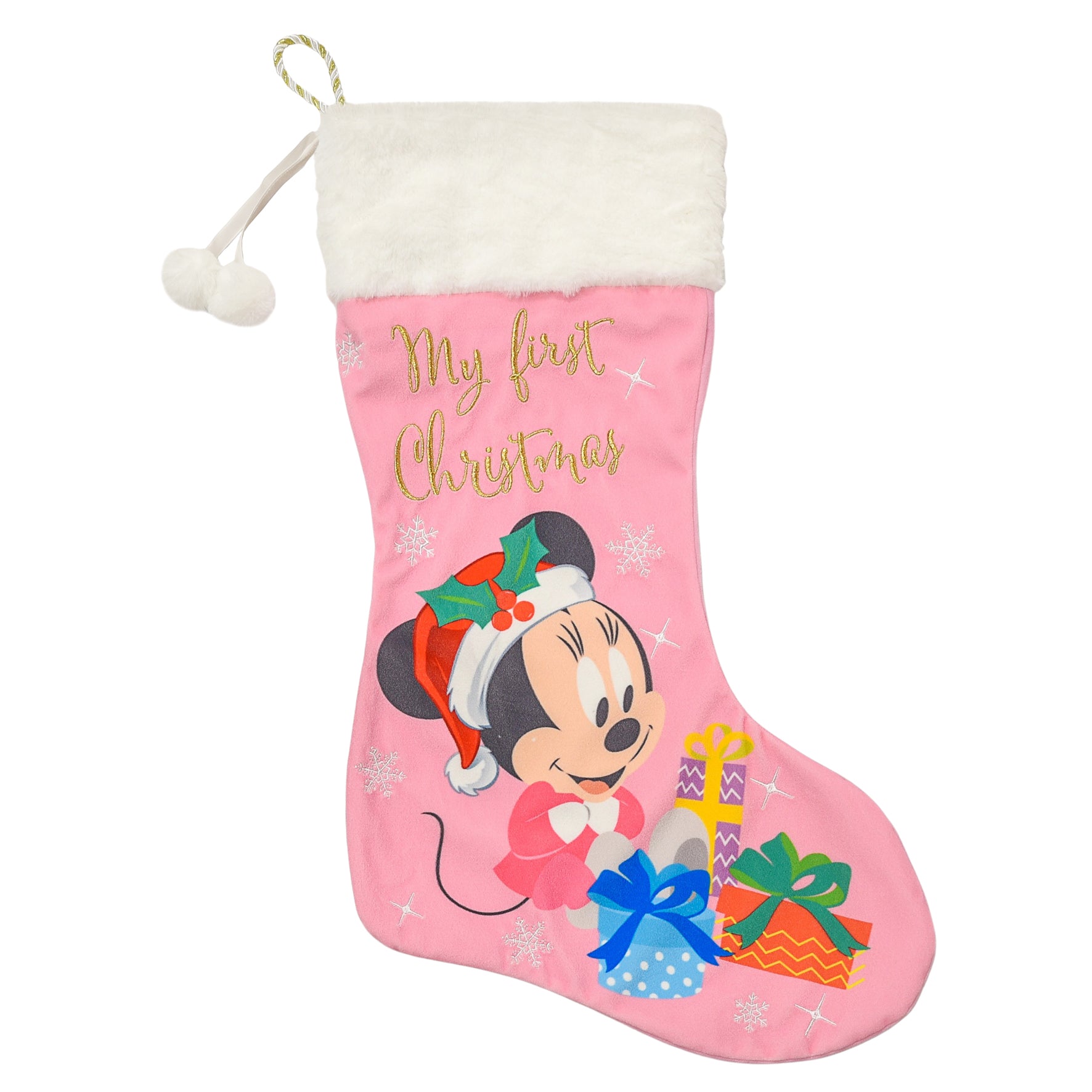 My first hot sale christmas stocking disney