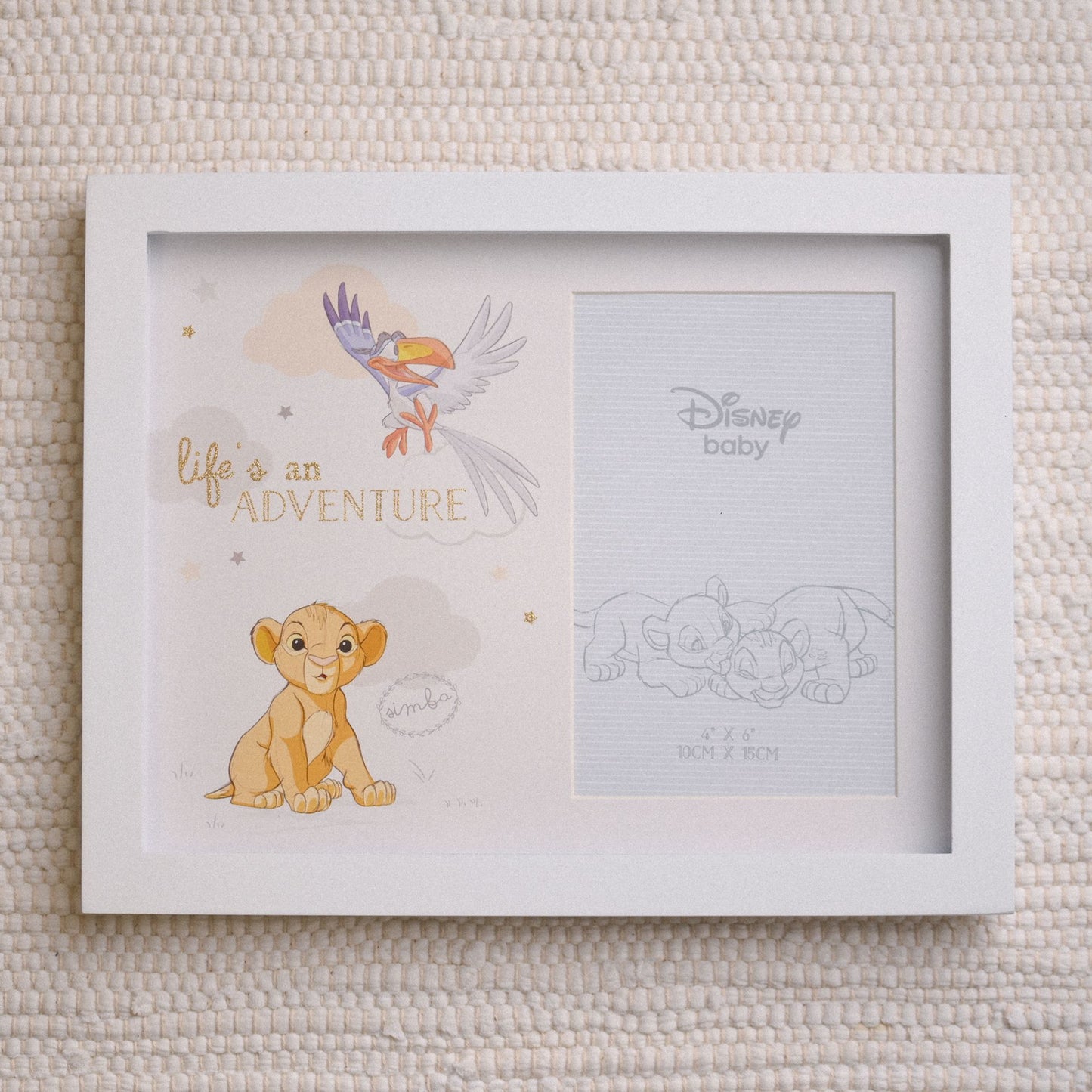 Disney Magical Beginnings 'Life Is An Adventure' Simba Photo Frame