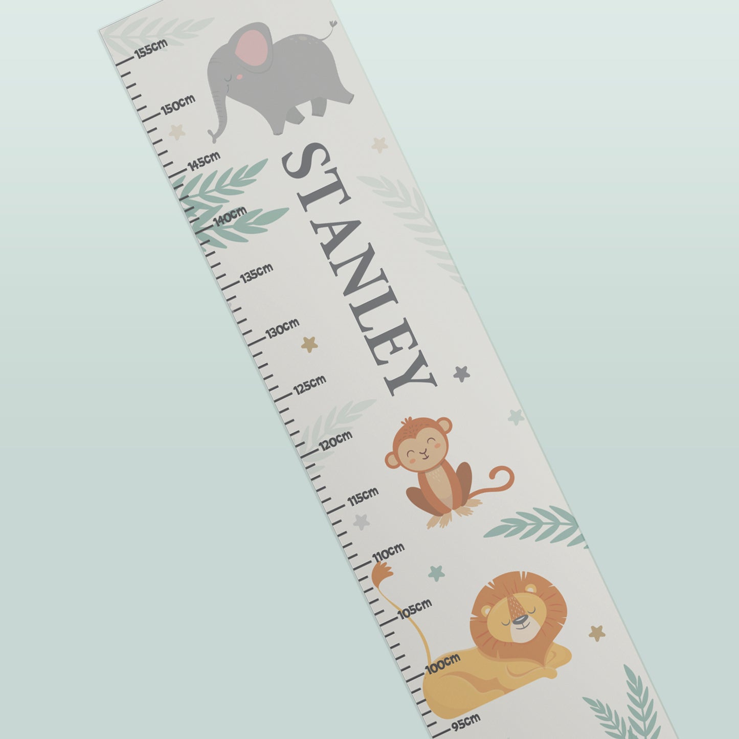 Personalised Animal Height Chart