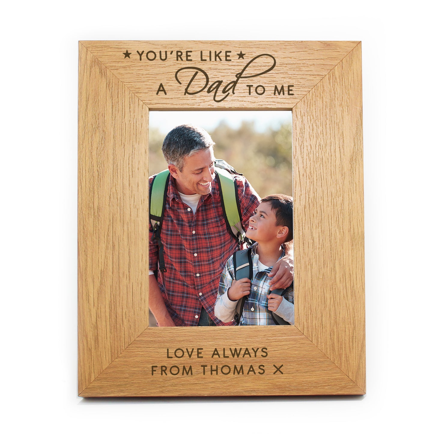 Personalised You’re Like A Dad To Me Frame 6 x 4 Front facing image