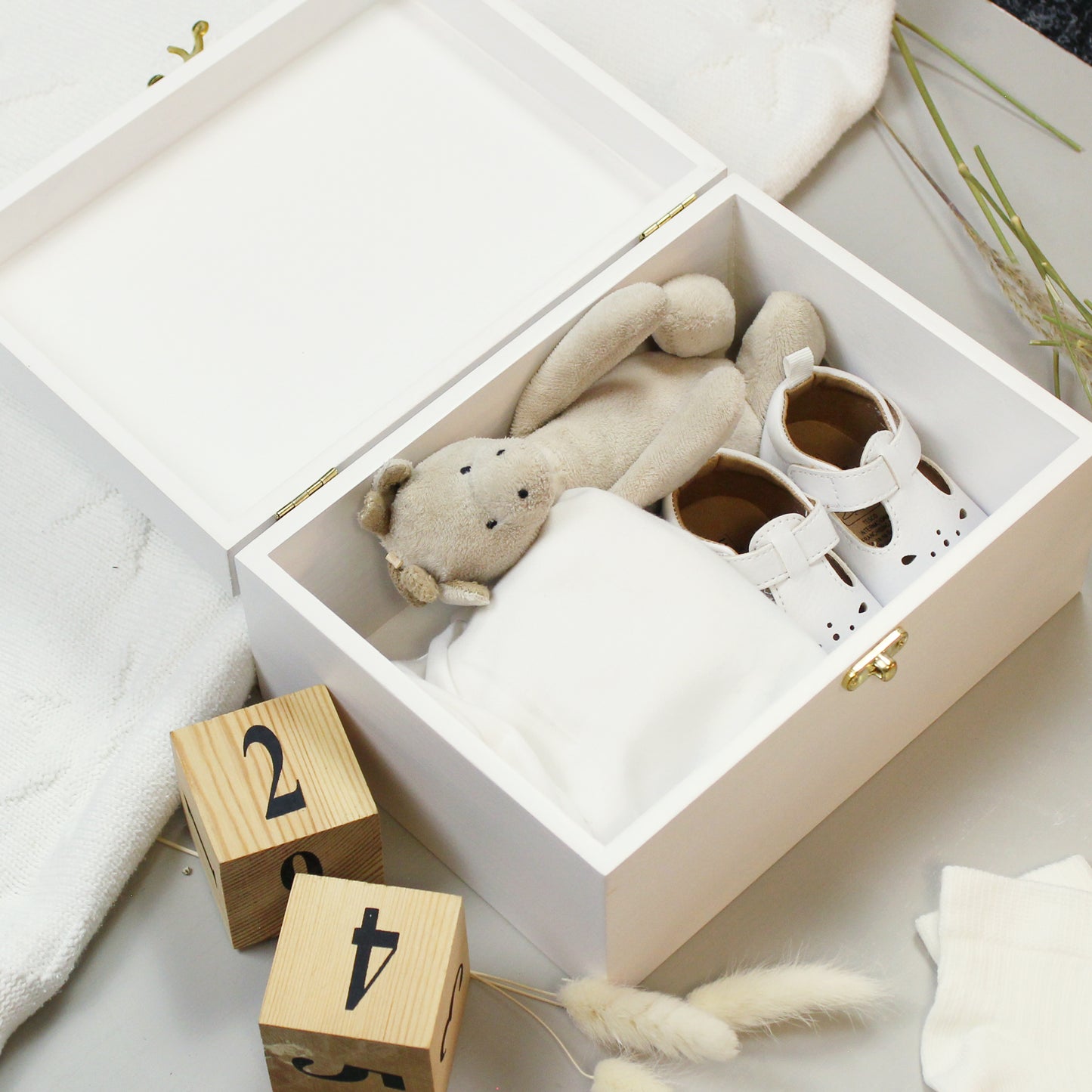 Personalised Elephant Wooden Keepsake Box