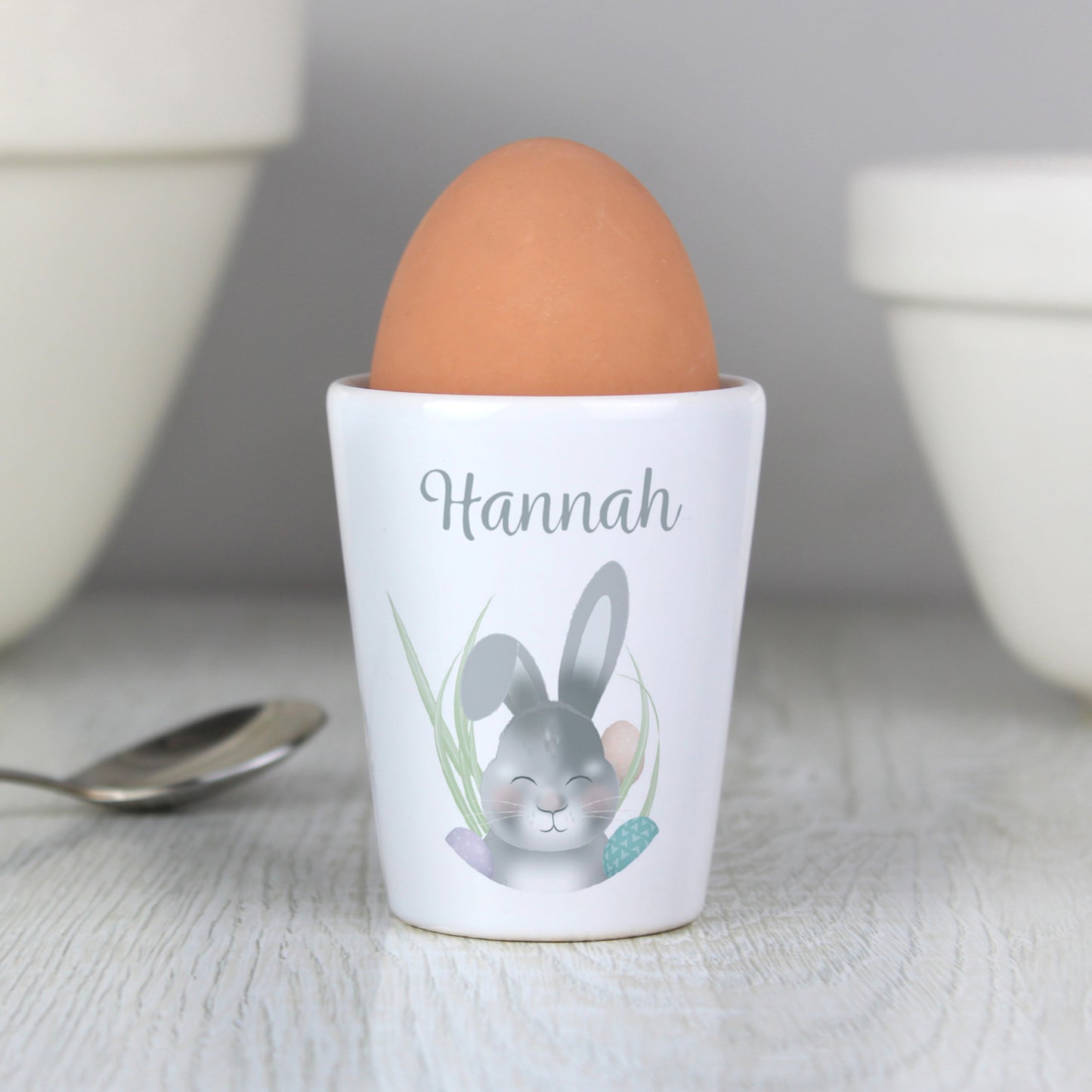 Personalised Easter Bunny Egg Cup