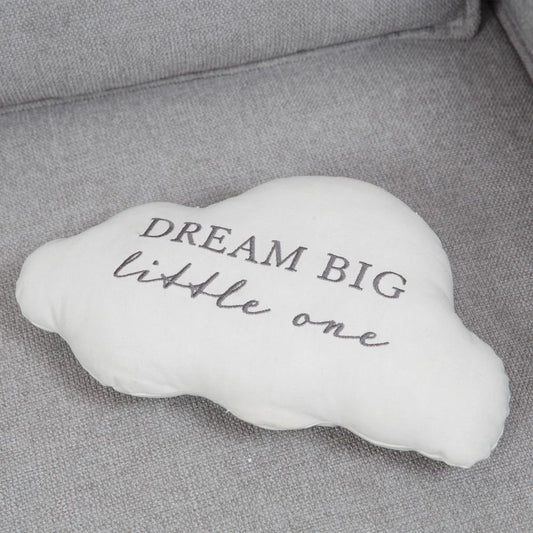 Bambino 'Dream Big Little One' Linen Mini Cloud Cushion