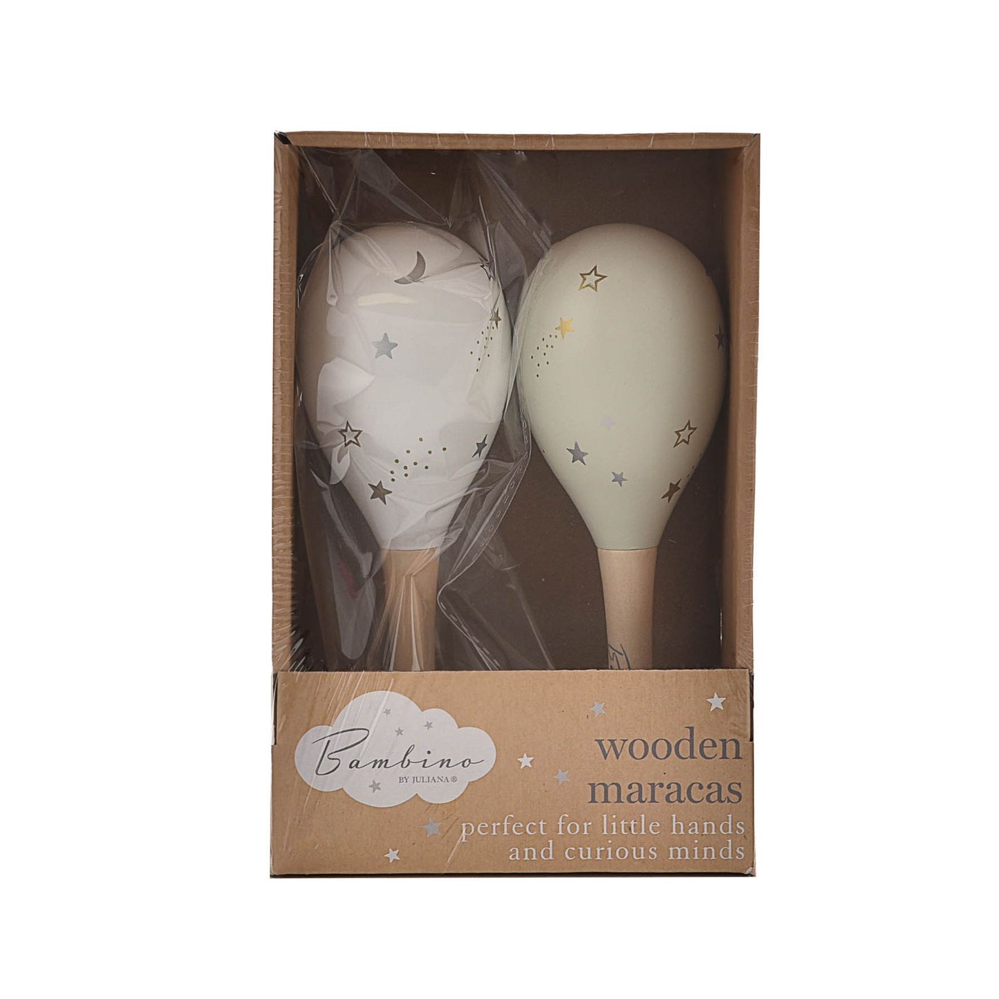 Bambino Wooden Maracas Twinkle Twinkle