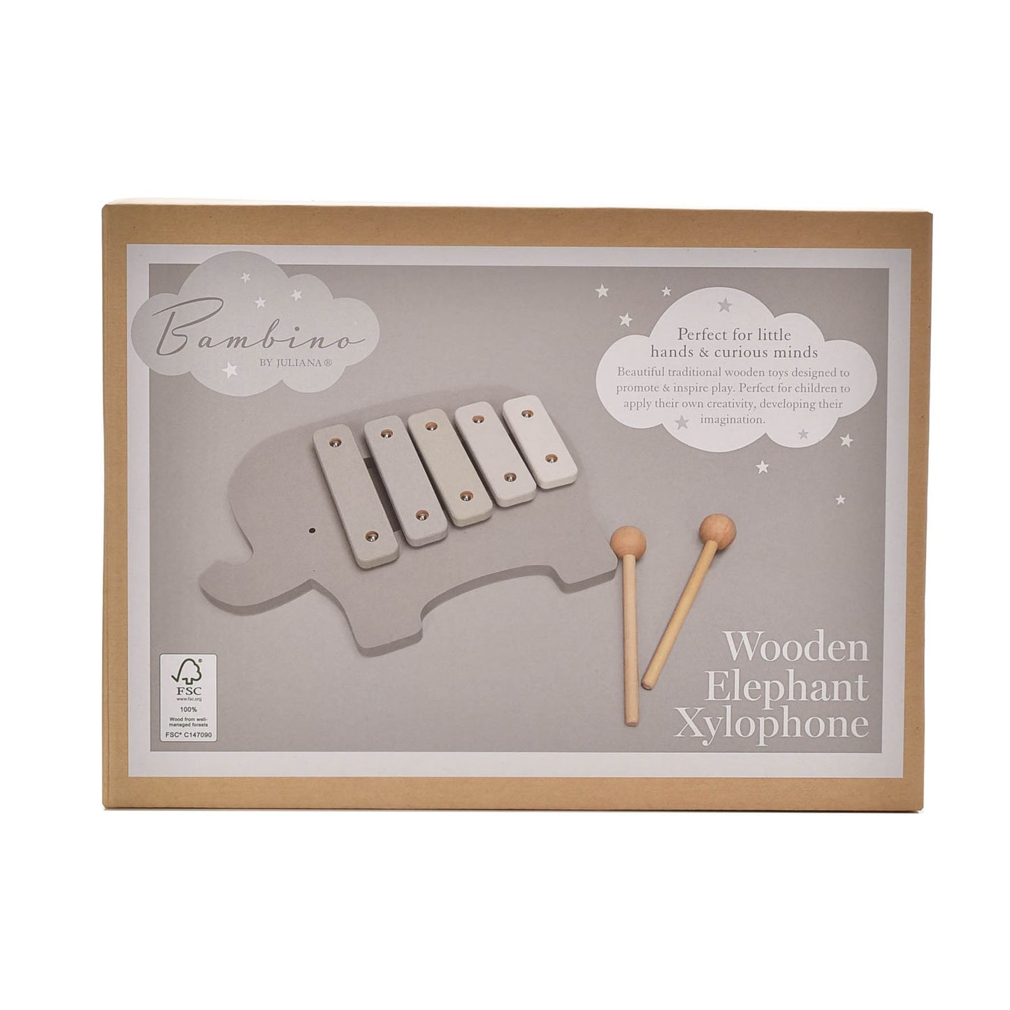 Bambino Wooden Elephant Xylophone