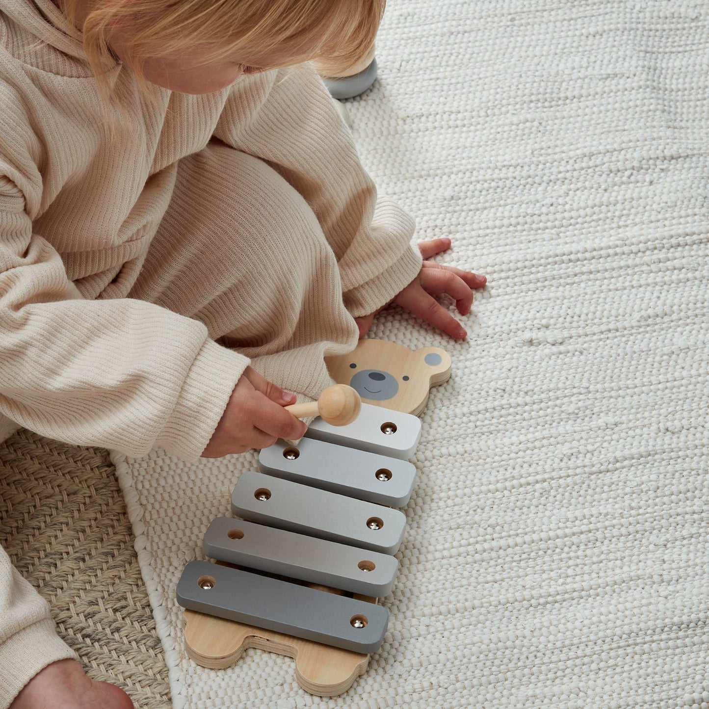 Bambino Wooden Teddy Bear Xylophone