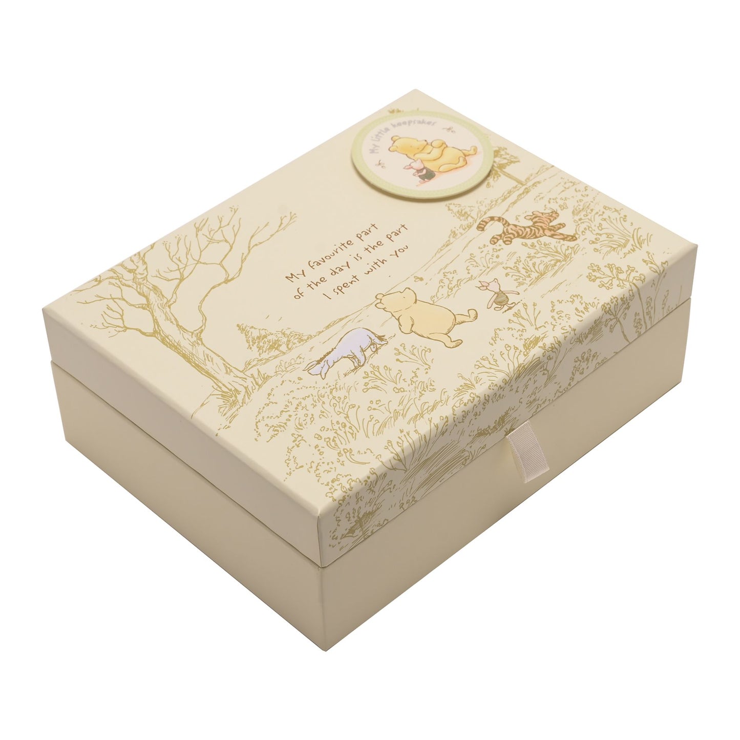 Disney Classic Pooh Heritage Keepsake Box With Compartments