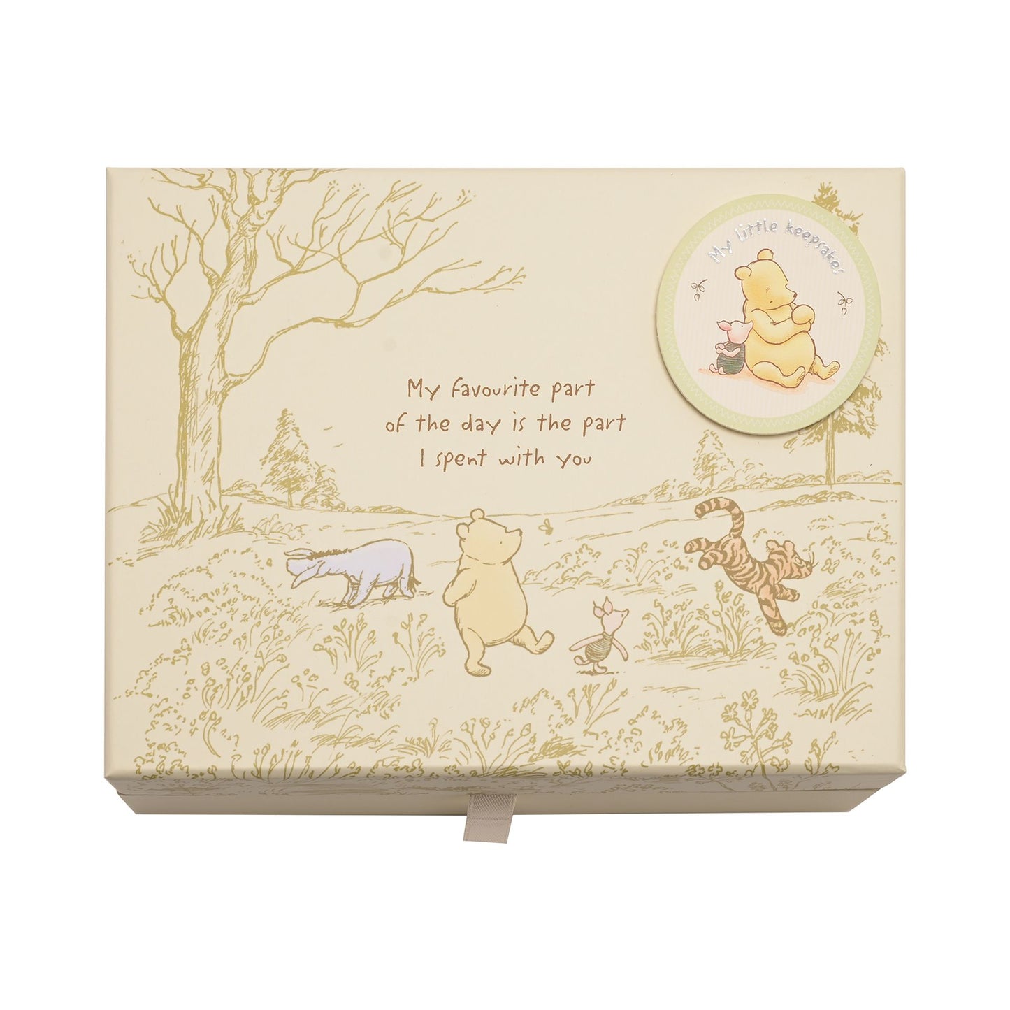 Disney Classic Pooh Heritage Keepsake Box With Compartments