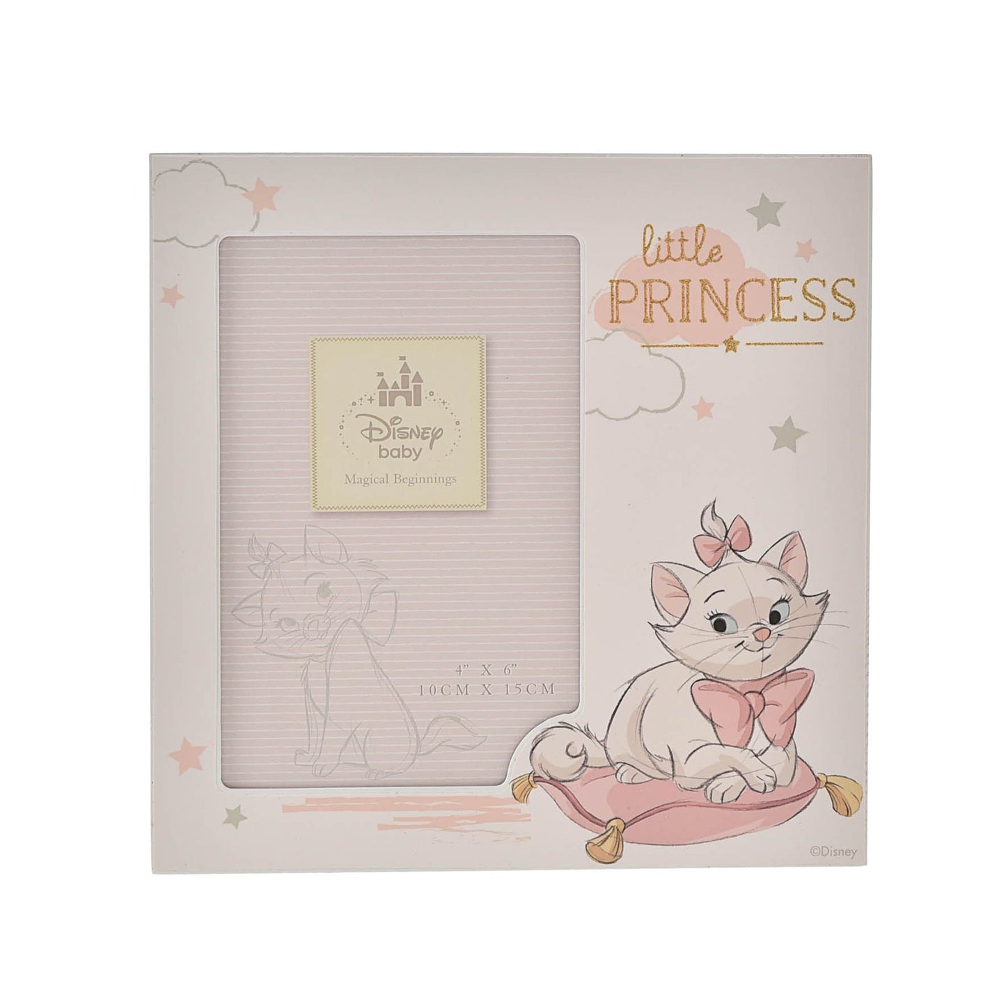 PRE-ORDER Disney Magical Beginnings Oui Marie ‘Little Princess’ - 4" X 6" Frame