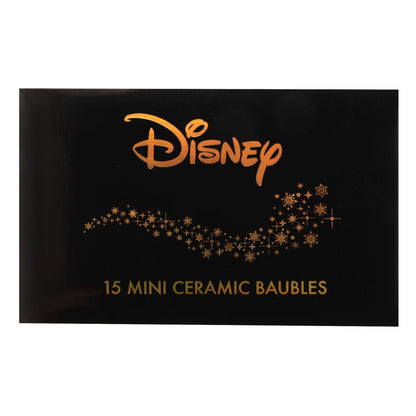 Disney Set Of 15 Mini Ceramic Baubles