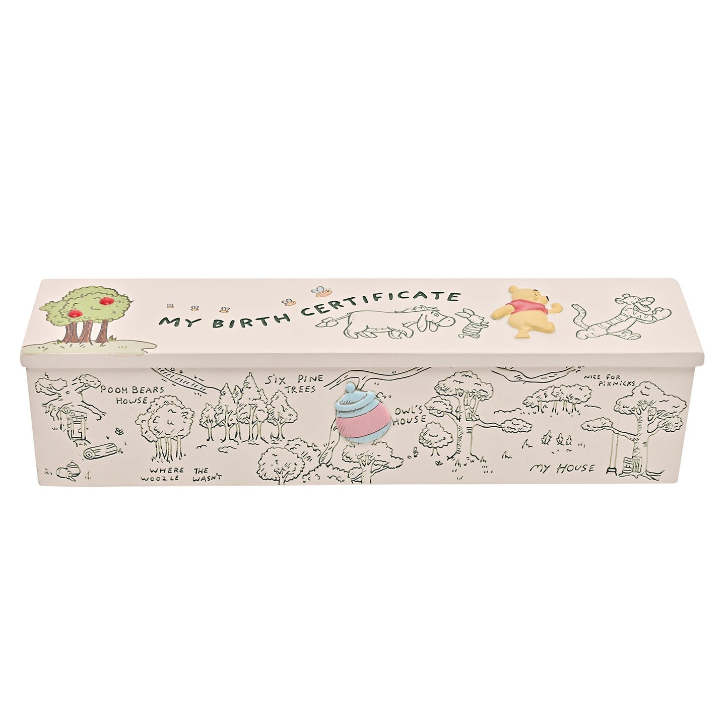 Disney Winnie The Pooh & Friends Birth Certificate Holder