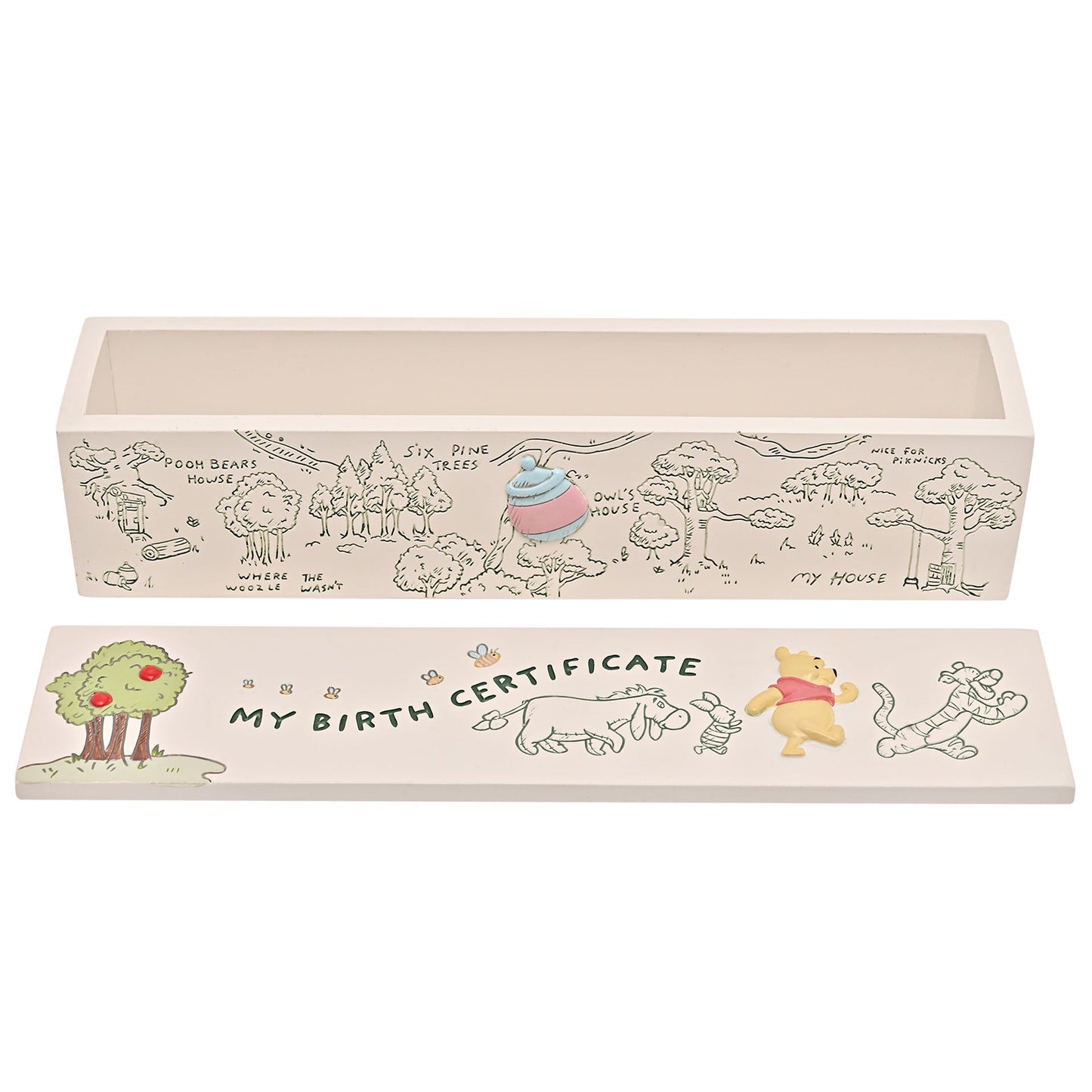 Disney Winnie The Pooh & Friends Birth Certificate Holder
