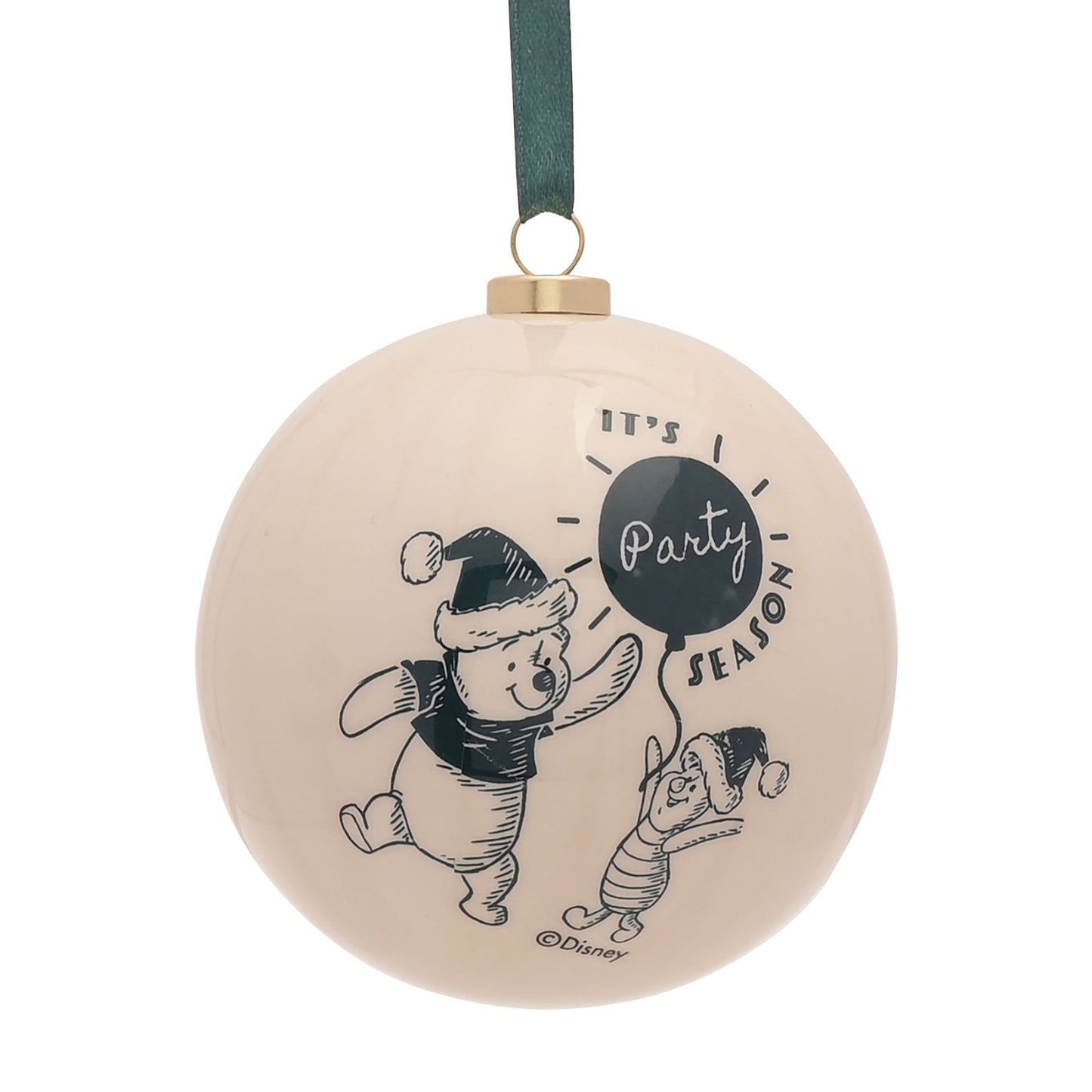 Disney Winnie the Pooh Christmas Set of 12 Baubles