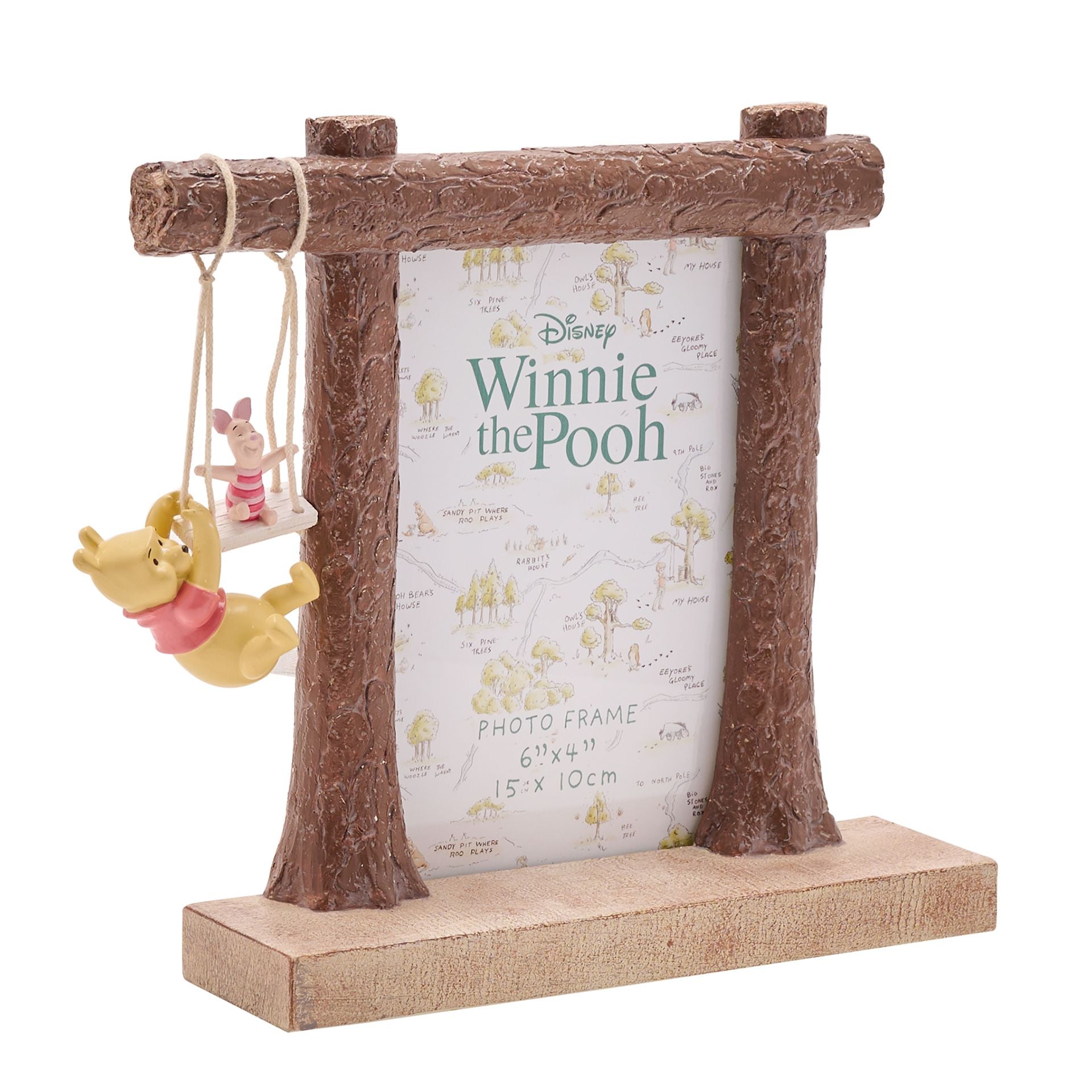 Disney Winnie The Pooh & Piglet Swing Photo Frame Left Side