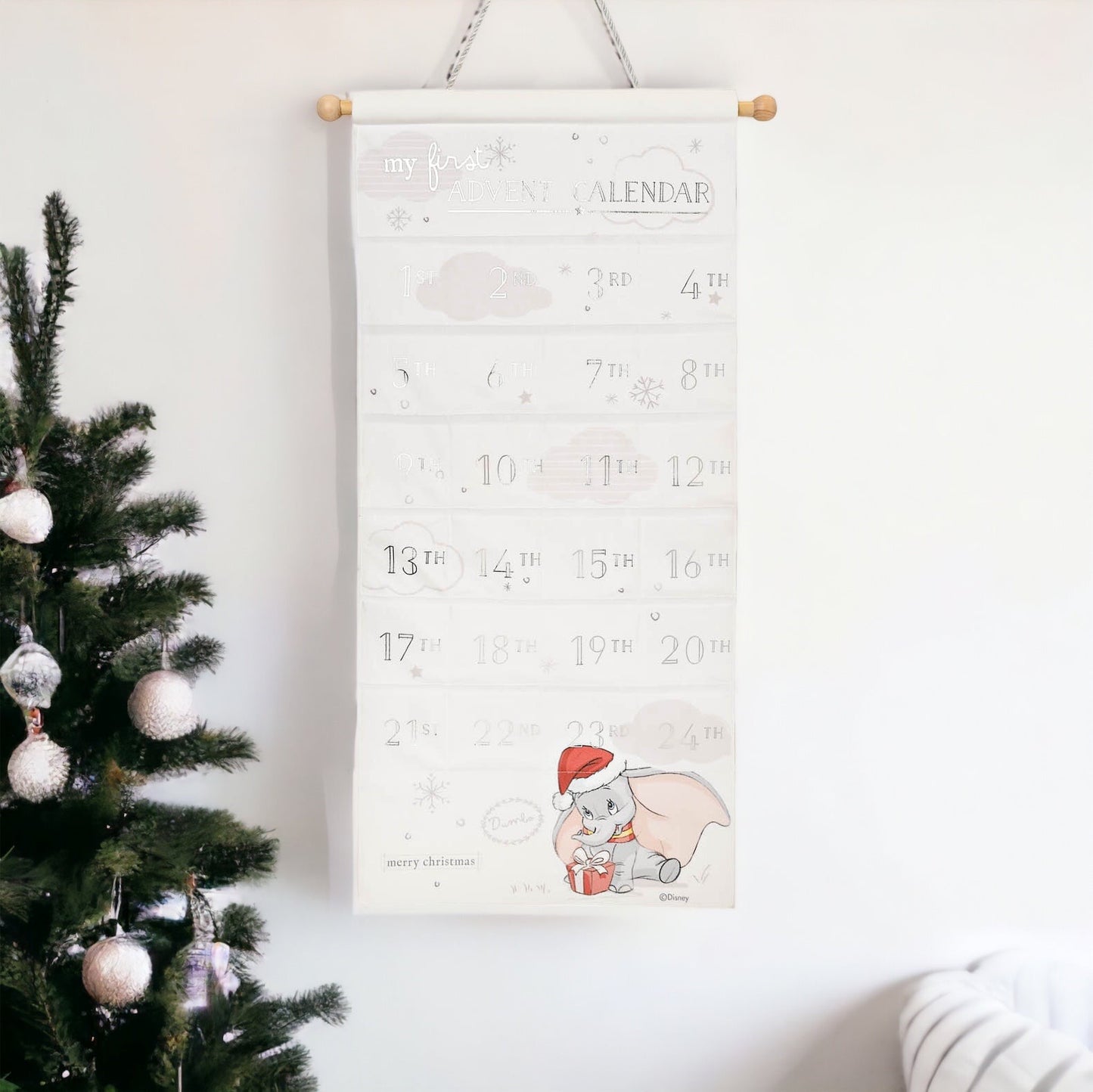 Disney Dumbo ‘My First Christmas’ Fabric Advent Calendar