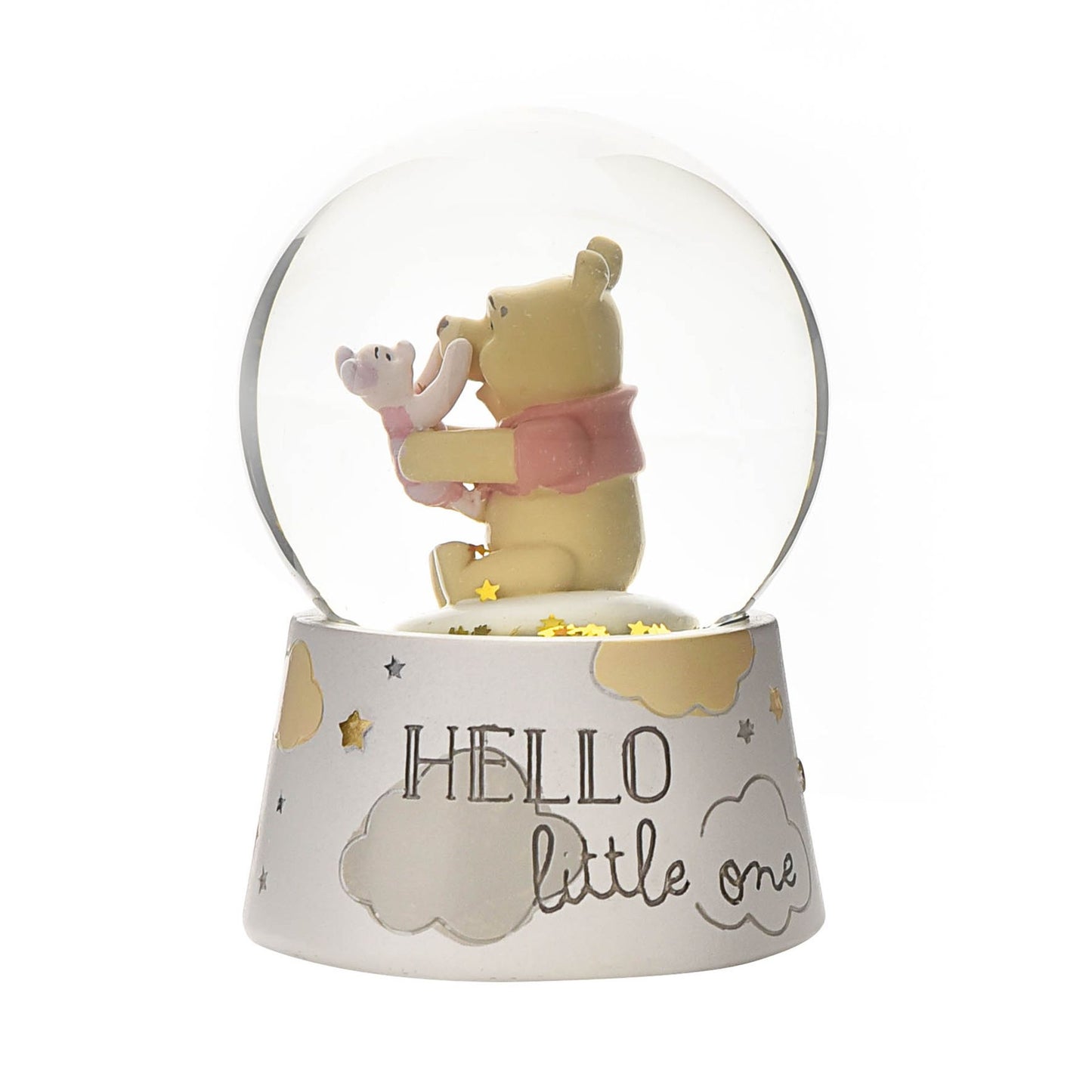 Disney Magical Beginnings Winnie The Pooh and Piglet Snow Globe