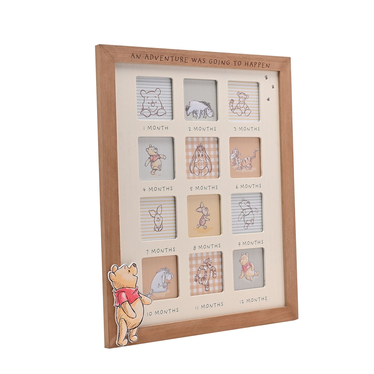 Disney Winnie The Pooh ‘Adventure’ First Year Wooden Photo Frame