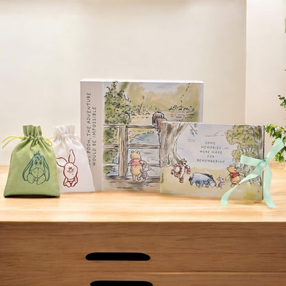 Disney Winnie The Pooh Keepsake Box with Photo Album & Organza Bags