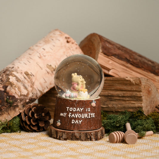 Disney Winnie the Pooh 'Favourite Day' Resin Snow Globe