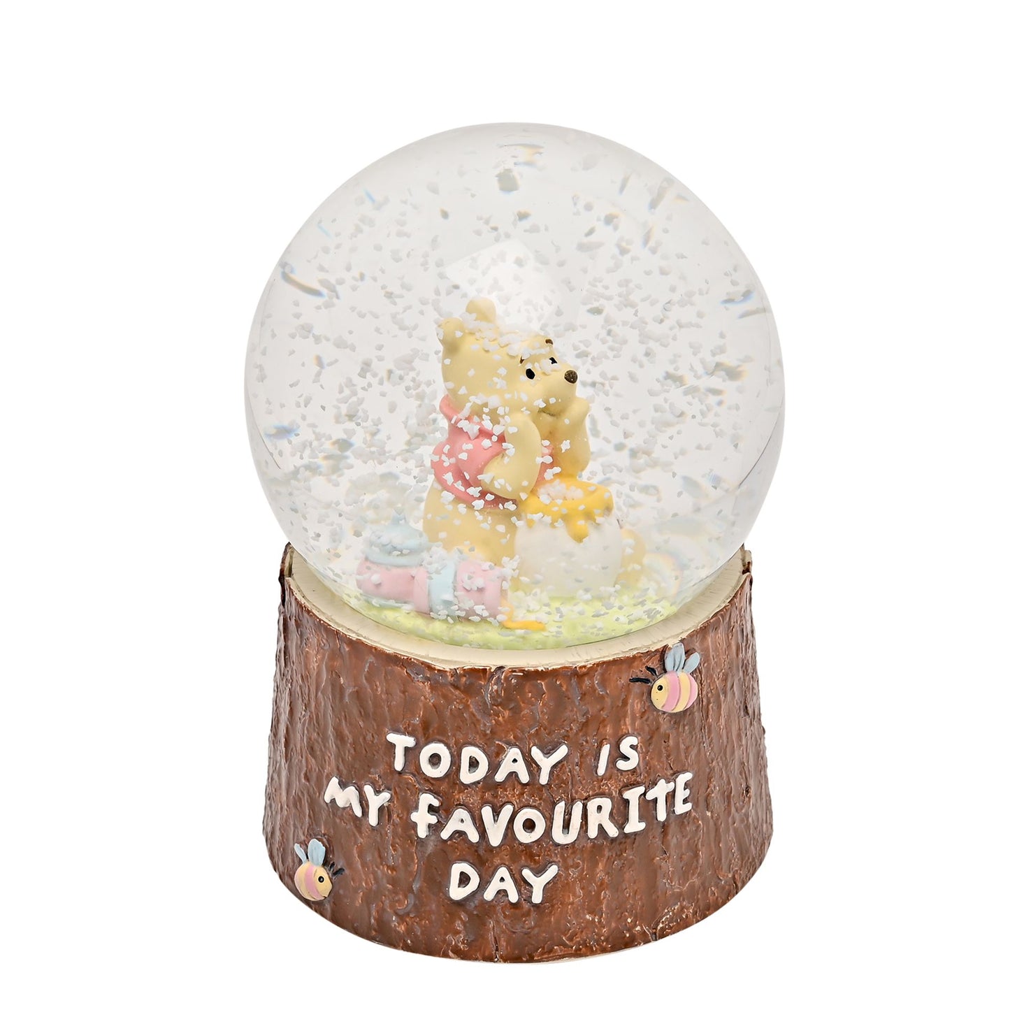 Disney Winnie the Pooh 'Favourite Day' Resin Snow Globe