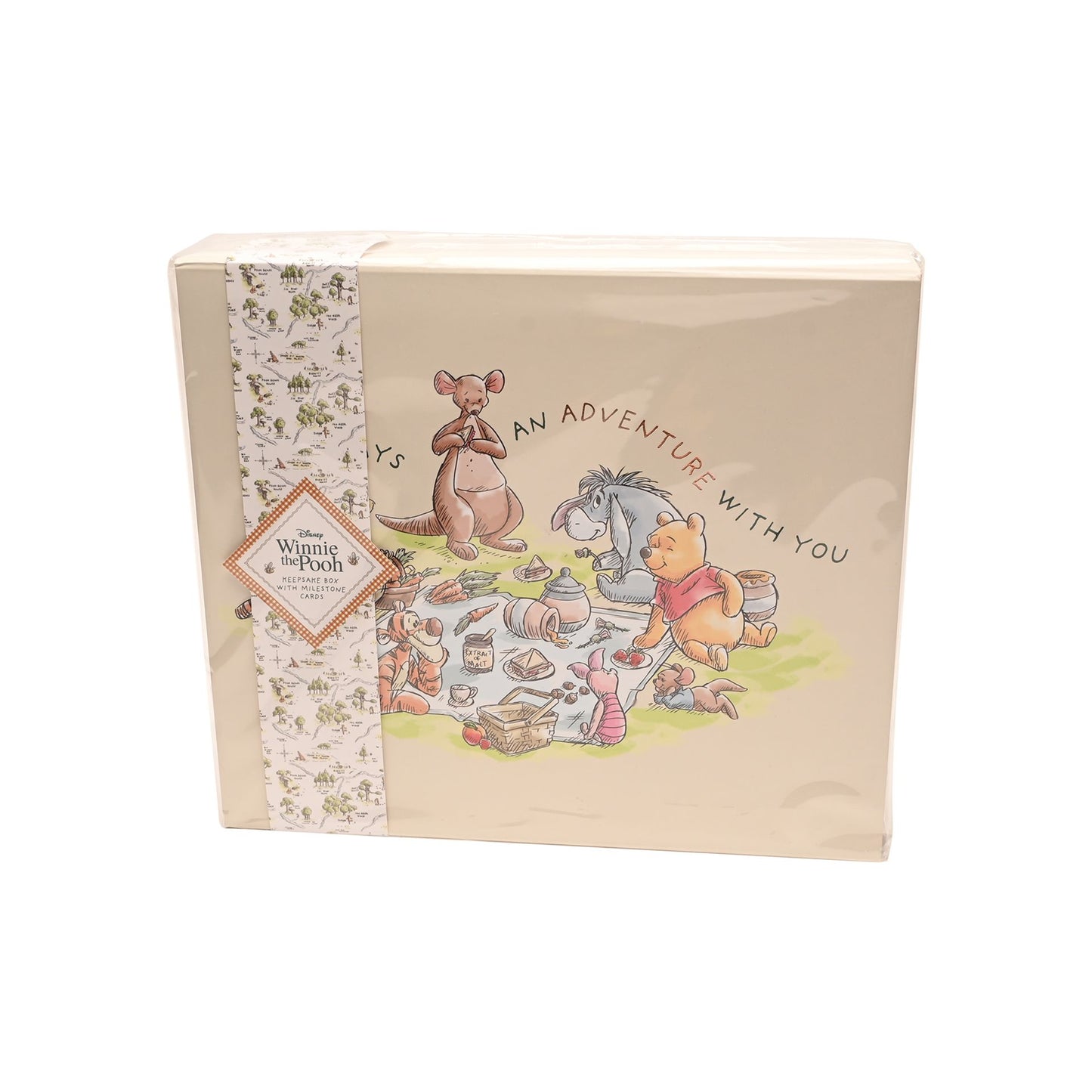 PRE-ORDER Disney Winnie the Pooh Keepsake Box With 12 Milestone Cards