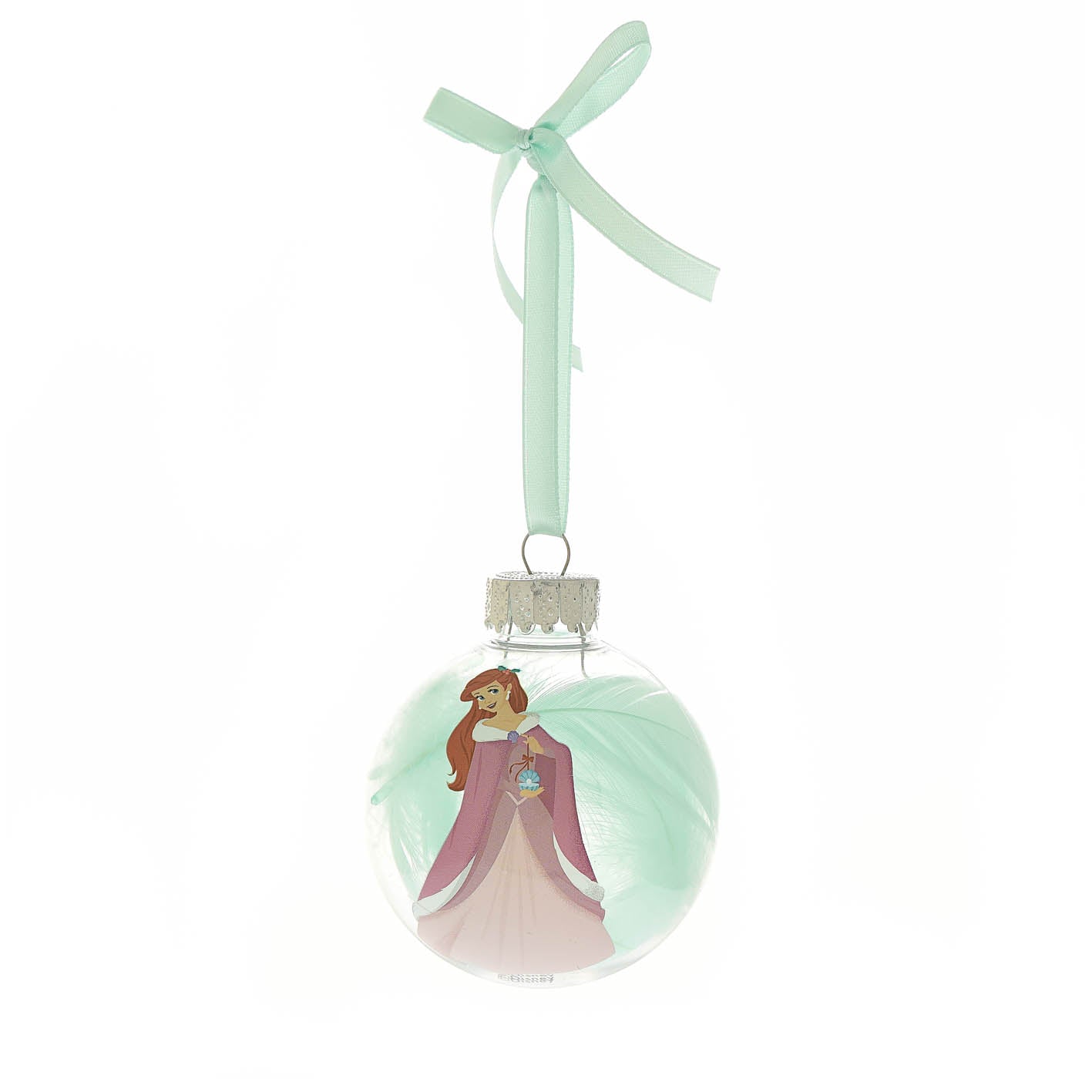 Disney Set Of 12 Feather Filled Princess Baubles