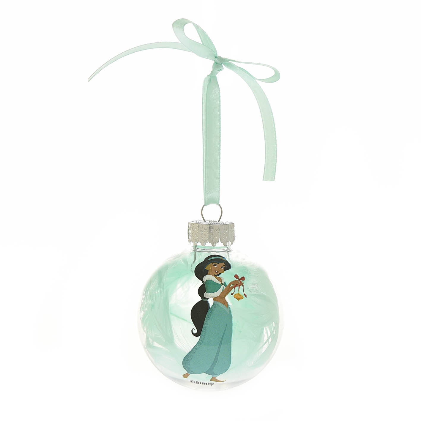 Disney Set Of 12 Feather Filled Princess Baubles