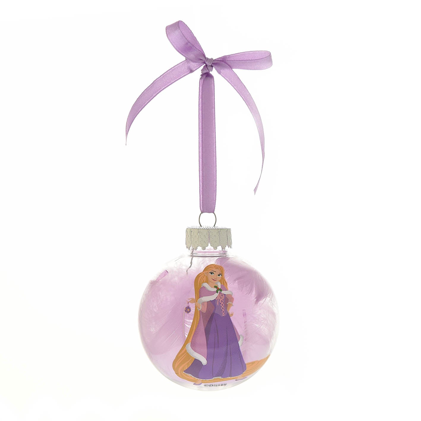 Disney Set Of 12 Feather Filled Princess Baubles