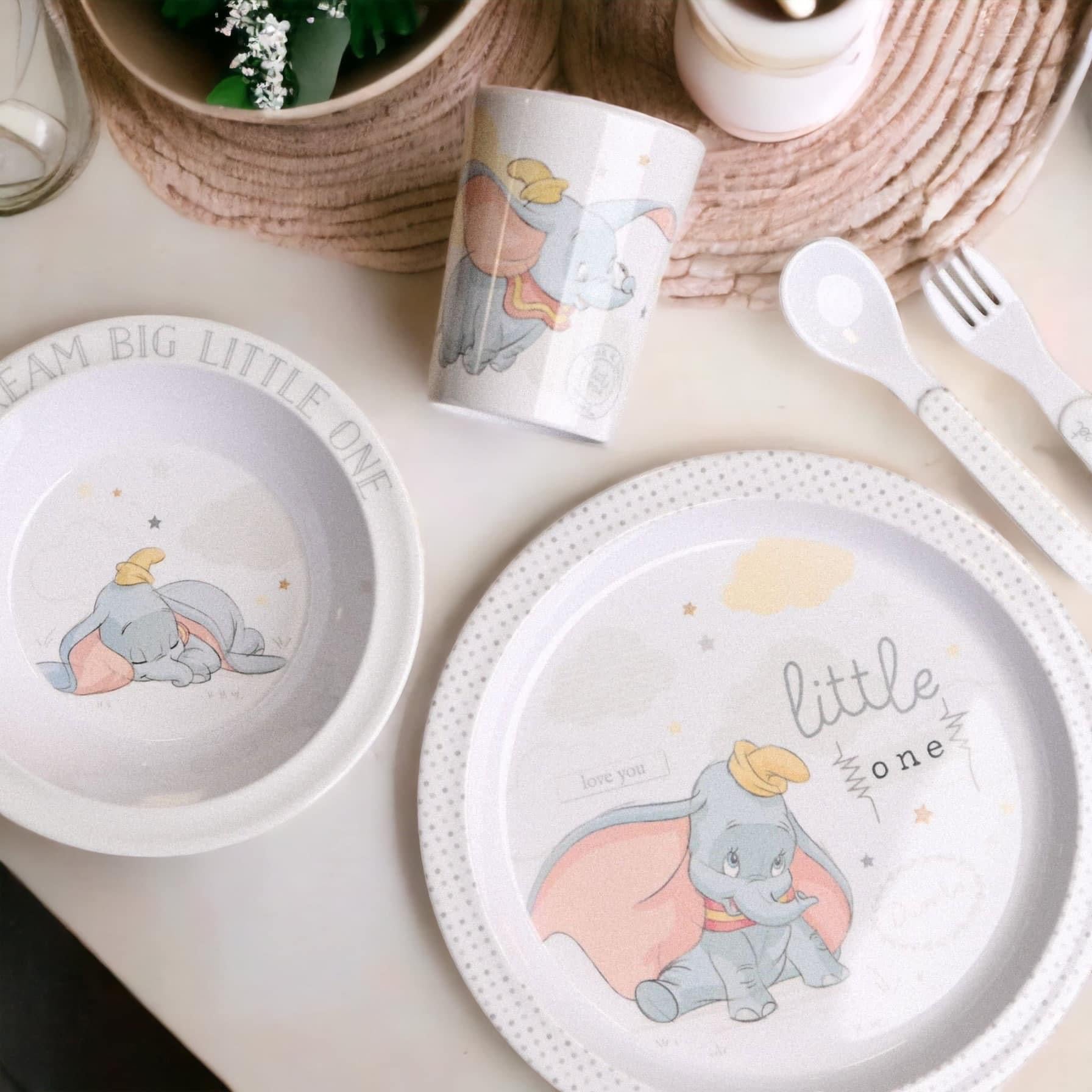 Disney Dumbo 5-Piece Melamine Crockery Set Top 