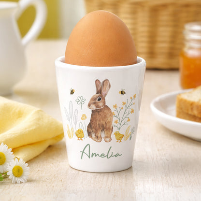 Personalised Easter Bunny Egg Cup