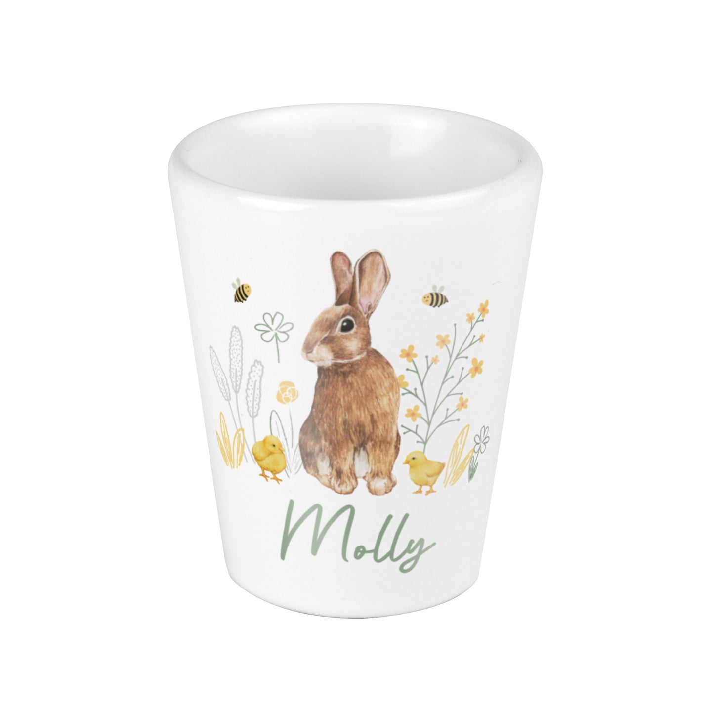 Personalised Easter Bunny Egg Cup