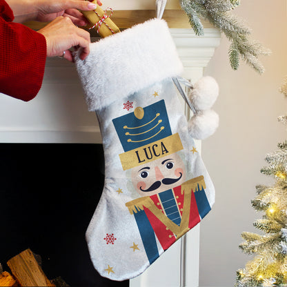 Personalised Nutcracker Christmas Stocking