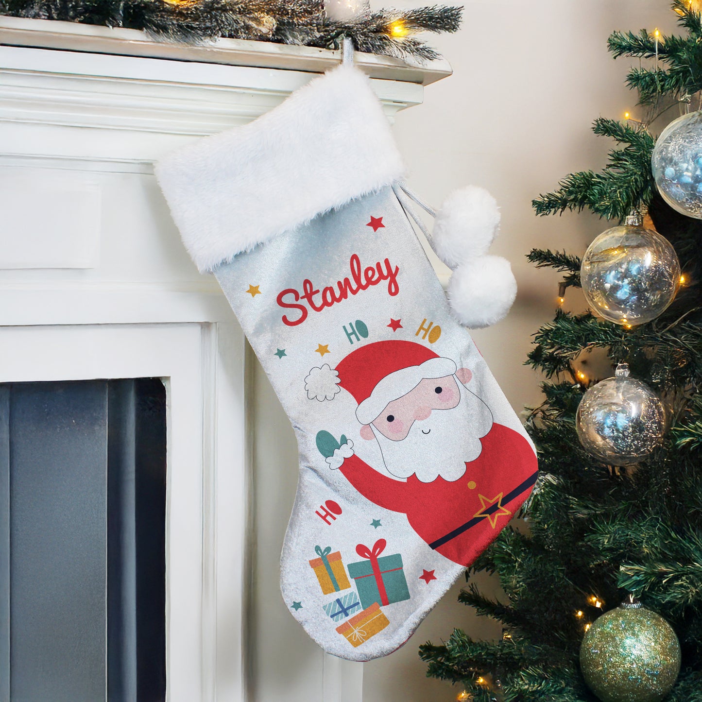 Personalised Santa Christmas Stocking