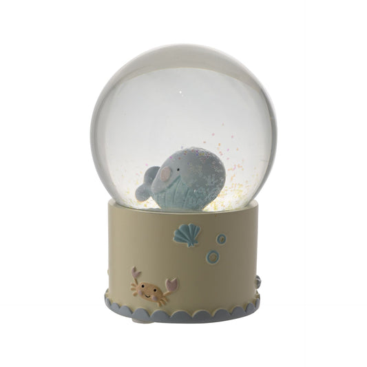 Petit Cheri Resin Whale Snowglobe