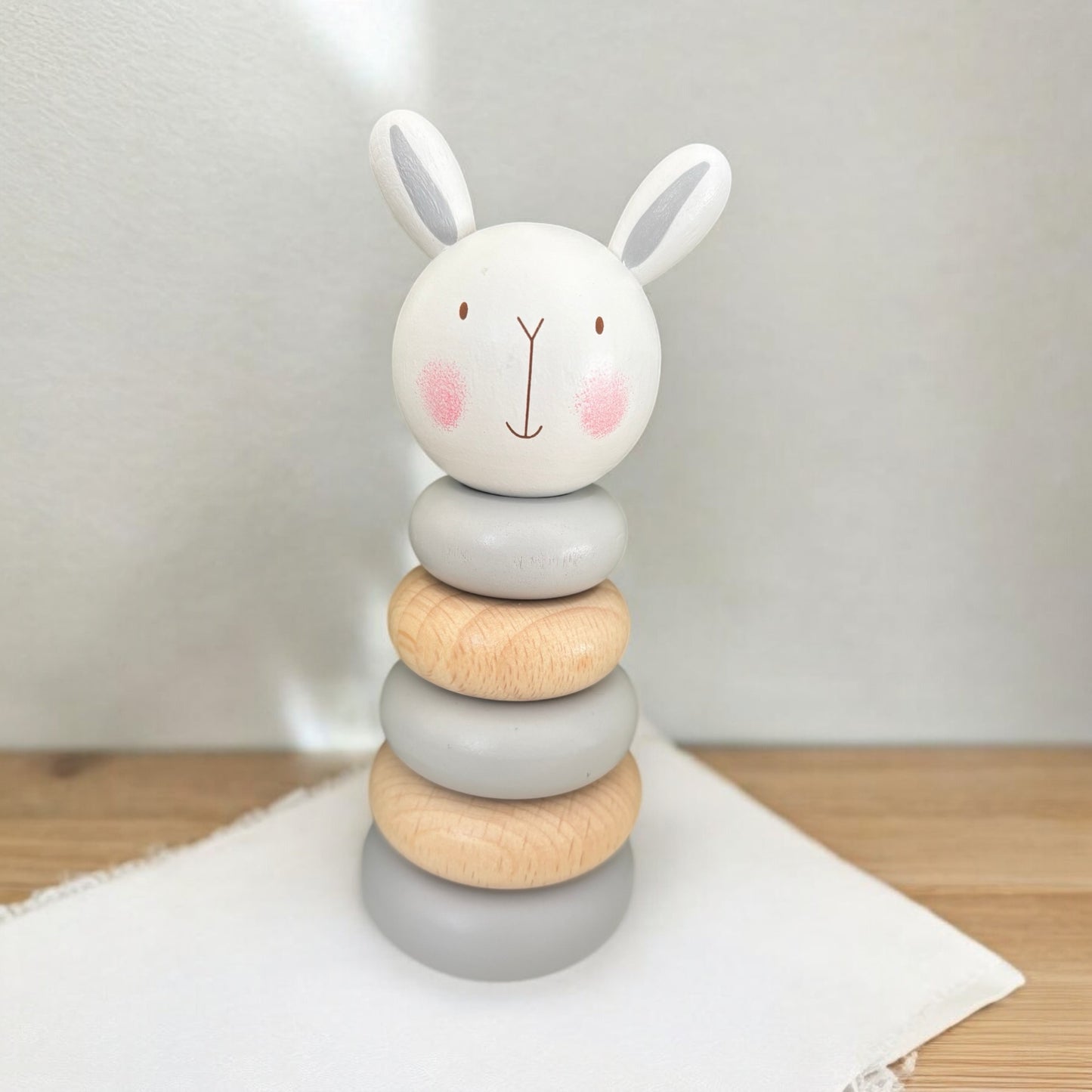 Rabbit Wooden Stackable Toy