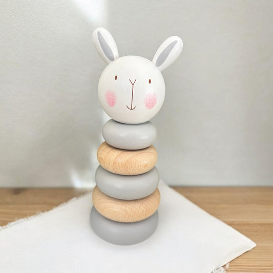 Rabbit Wooden Stackable Toy