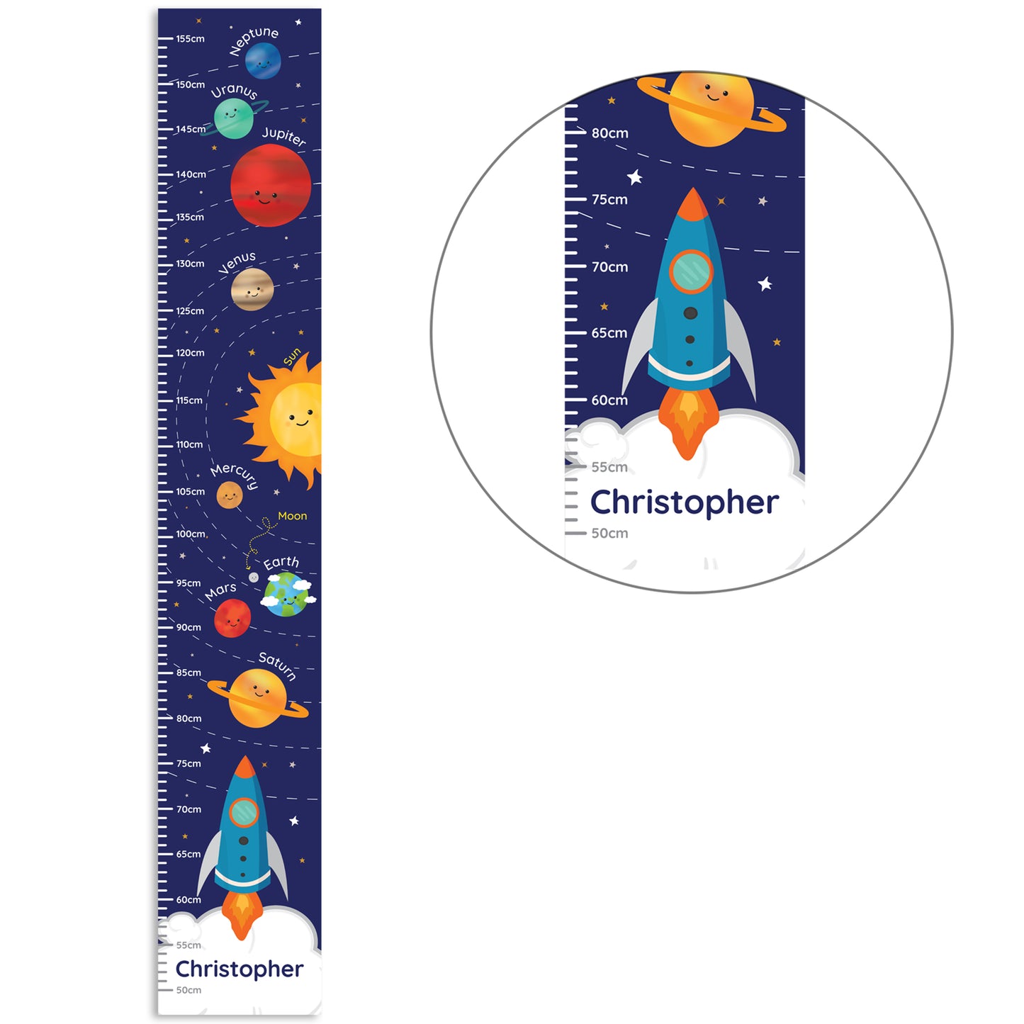 Personalised Solar Space System Height Chart