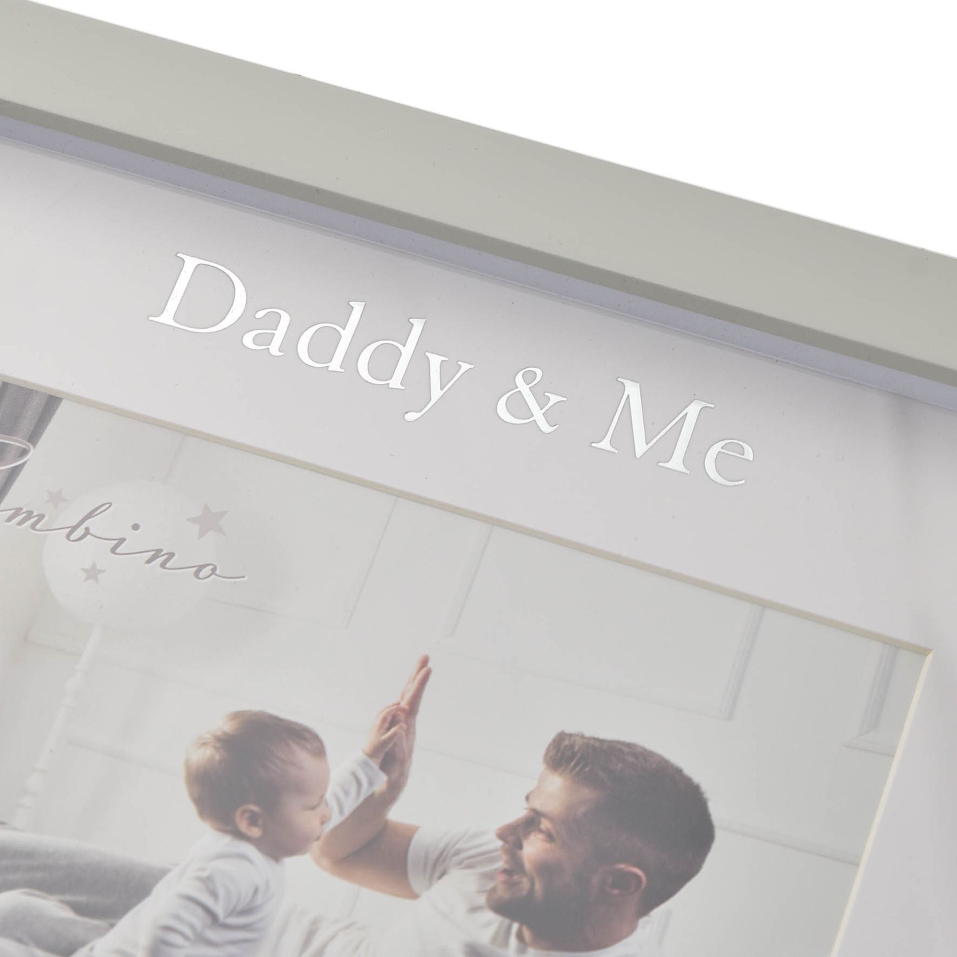 Bambino Daddy & Me Frame in Lidded Gift Box text