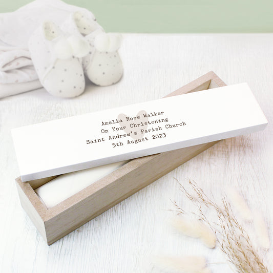 Personalised Heart Wooden Certificate Holder