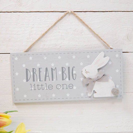 Petit Cheri 'Dream Big Little One' Hanging Plaque