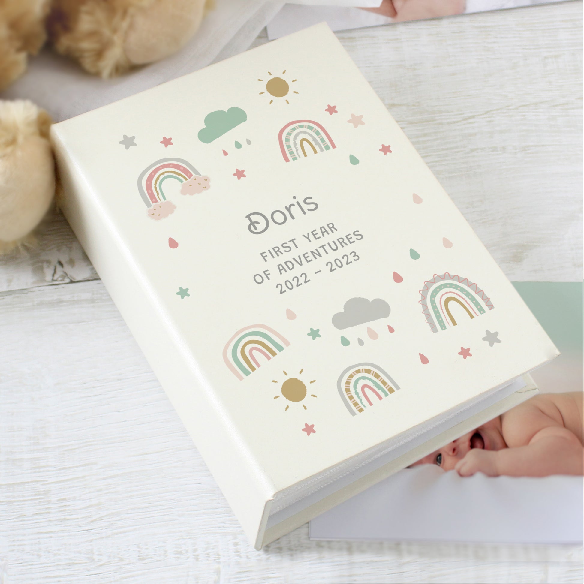 Personalised Rainbow 6x4 Photo Album with Sleeves – Mother Nature