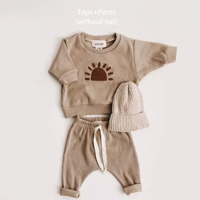 Baby clothes Sun Design Top and Trouser Set 