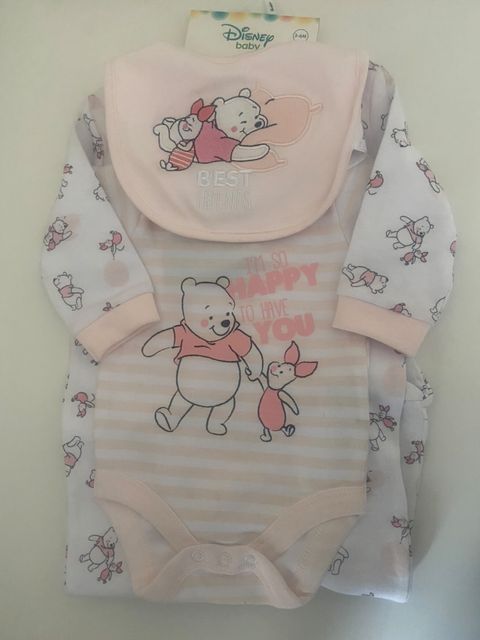 Winnie The Pooh 3 Piece Set (3-6 Months)